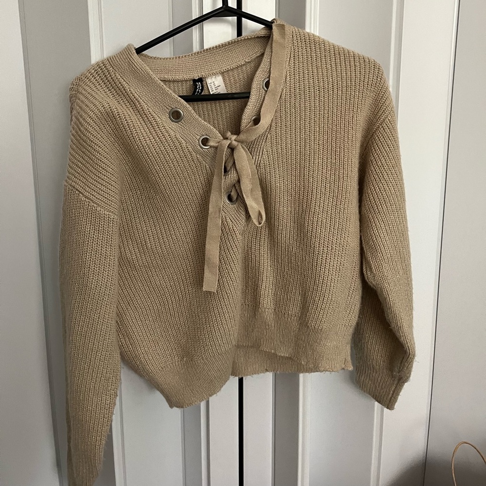 H&M divided sweater